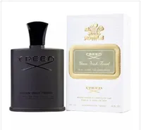 Ny Creed Green Irish Tweed Men Parfym 120ml Spray Parfume Långvarig Time Mäns Parfum Bra lukt kommer med lådan