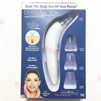 2019 새로운 DermaSuction 리무버 얼굴 숨구멍 청소기 전기 숨구멍 진공 추출 제거 충전식 피부 필링 기계