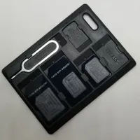 Plastikowa Przenośna Unikalna Pole Karty SD Case Case Case Computer Akcesoria do SDHC SDXC Micro SD TF SIM Card Darmowa Wysyłka Hurtownie Gorąca Sprzedam