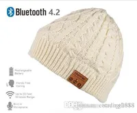 HK Nouveau sans fil Bluetooth 4.2 Musique Chapeau avec écouteur Casque stéréo Haut-parleur Mic Sports de plein air pour le meilleur cadeau de Noël