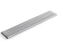 Durable Stainless Steel Straight Drinking Straw Straws Metal Bar Family kitchen Diameter 6mm DHL FEDEX