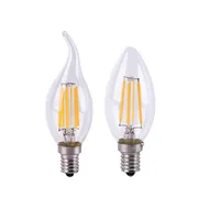LED Candle Bulb 2W 4W 6W C35 LED Diode Lamp Retro Edison Filament Bombillas AC 110V 220V High Lumen Chandelier Bulb