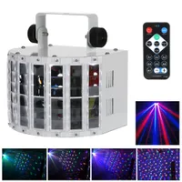 LED Stage Effects Light Sound Automatic Control Lights RGB Strobe Lamp 6 Channel DMX Lighting for Christmas Party Home KTV Disco DJ