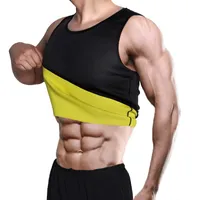 Hot Shaper Nature Latex Ultra Sweat Neoprene Shirt Gym Vest Fajas Hombres Sauna Sweat Body Shaper Cintura Cincher Tummy Trainer Muscle Man
