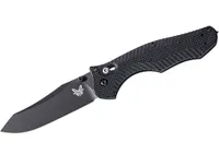 Benchmade infidel 810/810BK Osborne Contego Folding Knife 3.98&quot; CPM-M4 Black Plain Blade G10 Handles - BM810 Knives