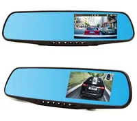 Oto Araba DVR Kamera Çift Lens Full HD 1080 P Park Kaydedici Video Kamera Elektronik Köpek Malzemeleri Geri Dönen Görüntü