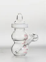 Novo Fab Baby Baby Garrafa de petróleo dos cachimanos tubos de água tubos de água bongs com pinholes difuso com 14mm articulação de qualidade resistente