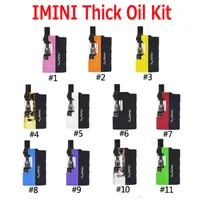 Authentische Imini Thick Oil Kit Eingebaute 500mAh Batterie Box Mod 510 Gewinde 0.5ml 1.0ml Liberty V1 Tankpatrone Vaporizer Kits 100% Original
