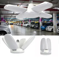 Süper Parlak Endüstriyel Aydınlatma 60 W E27 LED Fan Garaj Işık 6000LM 85-265 V 2835 Atölye için LED Yüksek Bay Endüstriyel Lamba