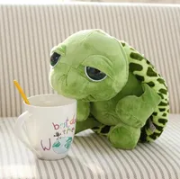 wholesale 20cm animaux en peluche Super Green Big Eyes peluche tortue tortue en peluche animal jouet bébé cadeau