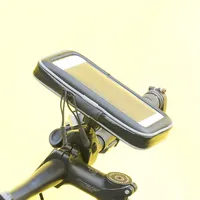 인치 6.3까지 스마트 폰을위한 자전거 핸들 가방 방수 휴대 전화 파우치 자전거 오토바이 전화 마운트 홀더