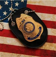 Stock in USA Special Agent D.S.S Fast Furious Luke Hobbes Distintivo con supporto in acciaio inox regalo in metallo creativo nuovo di zecca