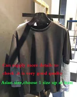2020ss Moda Mektup Tasarım erkek Rahat Pamuk Kısa Kollu T Shirt Kadınlar Slim Asya Boyutu S-XXL