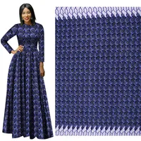 Nowy wzór Moda Afryki Krajowa Kostium Tkanina Batik Tkanina Poliester Drukowana tkanina do Sukienka Suit Factory Direct Sprzedaż