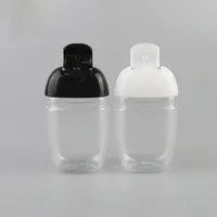 30ml Sanitizer Mano Vuoto Plastica Plastica Plastica Mezzo Round Bottiglie Bambini Carry Carino Bottiglia di acqua disinfettante portatile