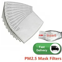 DHL Ship 5 слоев активированный угольный фильтр PM2. 5 анти дымка рот маски сменные фильтры для активации угольной маски фильтры FY7012