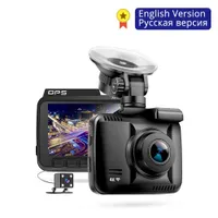 Автомобильный видеорегистратор Full HD 2880P GS63H 4K, встроенный в GPS WiFi Dash Cam Dual Lens автомобиль задний вид сзади камеры ночного видения Dashcam 24H Парковка