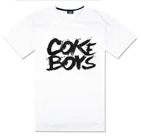 Moda Nowy Marka Coke Boys 10 Style Koszulki Hiphop Krótki Rękaw T-Shirts Tani O Neck Tees Męskie T Shirt Frees Hipping
