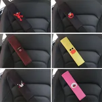 Car Supplies Universal Safety Belt Shoulder Pad Kumamoto Bear/ELMO/Cartoon Car Interior Seat Belt Protection Pad Fit All Cars