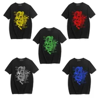 ZSIIBO 2020 мужские дизайнерские футболки китайский дракон печать футболка уличный стиль хип-хоп топ футболка для мужчин и женщин DYDHGMC211