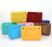 50pcs Felt Cloth Organizer Makeup Bagbag Storage Organizer Multi-funzionale Travel Insert Handbag Borse cosmetici portatili