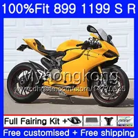 Injection For DUCATI 899 1199 S R Panigale 12 13 14 15 16 325HM.21 899R 1199R 899S 1199S 2012 2013 2014 2015 2016 OEM Stock yellow Fairing