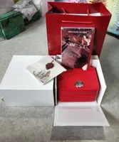 2020 роскошный новый квадратный красный для O M box часы буклет карточки бирки и бумаги на английском языке часы красная коробка оригинальный внутренний внешний мужской наручные часы коробка