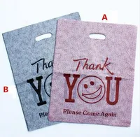 100pcs 30*40cm plastic bags with handle,THANK YOU gift bags with handles,plastic shopping bag