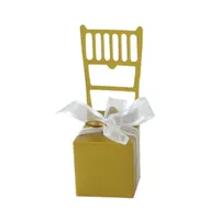 100 pz sedia forma regalo scatola di caramelle nozze bomboniere bomboniere scatole di cioccolato titolare della carta posto scatola di zucchero baby confetti