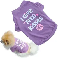 Petcircle 뜨거운 판매 애완 동물 강아지 셔츠 작은 개 고양이 애완 동물 옷 조끼 티셔츠 루마 파라 카시르어 개 옷 여름 개 셔츠 xs-l