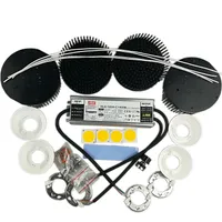 200w CREE Cob CXB3590 led grow lights Kit full spectrum warm white 3500K with Meanwell dimmable Led Driver HLG-185H-C1400B