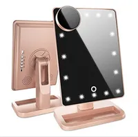 Best selling Bluetooth specchio per il trucco audio LED luce che illumina specchio specchio creativo nuovo SZ315 moda regalo