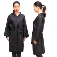 Salon Kuaförlük Kıyafeti Önlük Cape Kimono Smock Shampoo Saç Bezi Kuaför Tulum Müşteri Berber Spa Konuk Bornoz Elbisesi