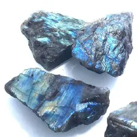 Natural raw labradorite tumbled stone rough quartz crystals Reiki mineral energy stone for healing crystal stone
