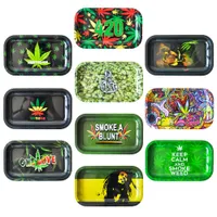 Big Size Rolling tray 11.6&quot;*6.3&quot; Metal Tobacco Tray Hand Roller Herb Ginder smoking accessory rolling papers
