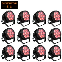 100 W Non Waterproof 7x18W LED Par Light Aluminium Obudowa High Power LED Stage Light DMX Indoor Do DJ Party Stage Effect Effect X 12Pack