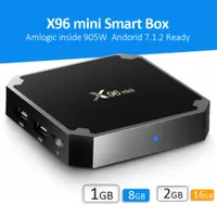 X96 البسيطة الروبوت 7.1 صناديق TV AMLogic نوع S905W 2GB 16GB الذكية التلفزيون صندوق 2.4G واي فاي PK TX3 TX6 H96 ماكس