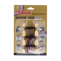 NAOMI Alice AOS-020B3P Gold-Plated 3 Machine Head Classical Guitar String Tuning Pegs Guitar Accessories