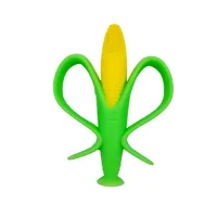 Safe Baby Silicone Teether Training Toothbrush BPA Free Banana Corn Toddle Teething Chew Toys for Infant Chewing Newborn Gifts