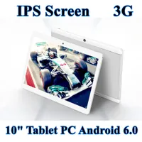 2020 Yüksek Kalite Octa Çekirdek 10 inç MTK6580 IPS Kapasitif Dokunmatik Ekran Çift Sim 3g Tablet Telefon PC Android 6.0 4 GB 64 GB