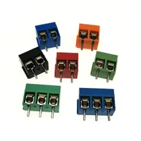 De beste KF301-2P KF301-3P 5.0mm 2pin / 3pin PCB schroefklemblokconnector, 2pin / 3pin kleuren
