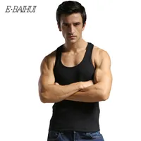 E-Baihui Marka Yelek Vücut Geliştirme Erkekler Tank Tops Pamuk Casual Adam Top Tees Fanila Moda Yelek Erkek Giyim B001