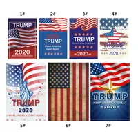 2020ドナルドトランプアメルセア州大統領のためのアメリカの旗はアメリカの素晴らしい再び庭の国旗30 * 45cm個人性の装飾バナーの旗VT0393