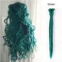 Nicole Ombre Crochet Braid Hair 20 cal Syntetyczny ręcznie robione Dreadlocks 25 Kolory Dostępne 10strands / Pack Syntetyczne przedłużanie włosów