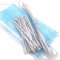 Plastic wit twist stropdassen buigbare neus draad neus brug strip kabel zelfgemaakte diy accessoires levert gratis verzending