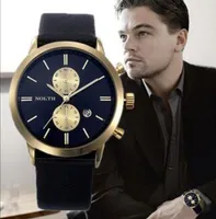 luxury Mens Watches fashion Brand Luxury Quartz Watch Casual Leather Sports Wrist watch Montre Homme Male Clock relogio masculino