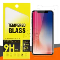 Temeled Glass Screen Protector Film 0.3mm for iPhone 14 Plus 13 12 Pro Max XS XR Samsung Huawei with Retailbox