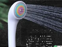 2020 Nowy Siedmiu kolorowy głowica prysznicowa Head Held Held Fall Dowód w łazience Zdejmowane i zmywalne baterie prysznicowe, prysznice