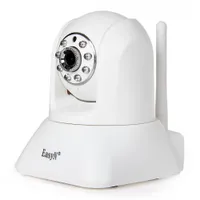 Easyn 187 1.3mp H.264 CMOS ONVIF Wireless IP-kamera med PAN / Tilt Night Vision Support TF-kort US Plug - 100 - 240V