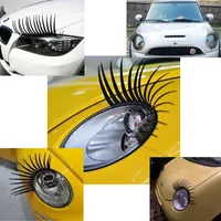 3D Automotive Eyelashes Car Eye Lashes Auto 3D Eyelash 3D Cars Personliga Bilklistermärken Dekaler